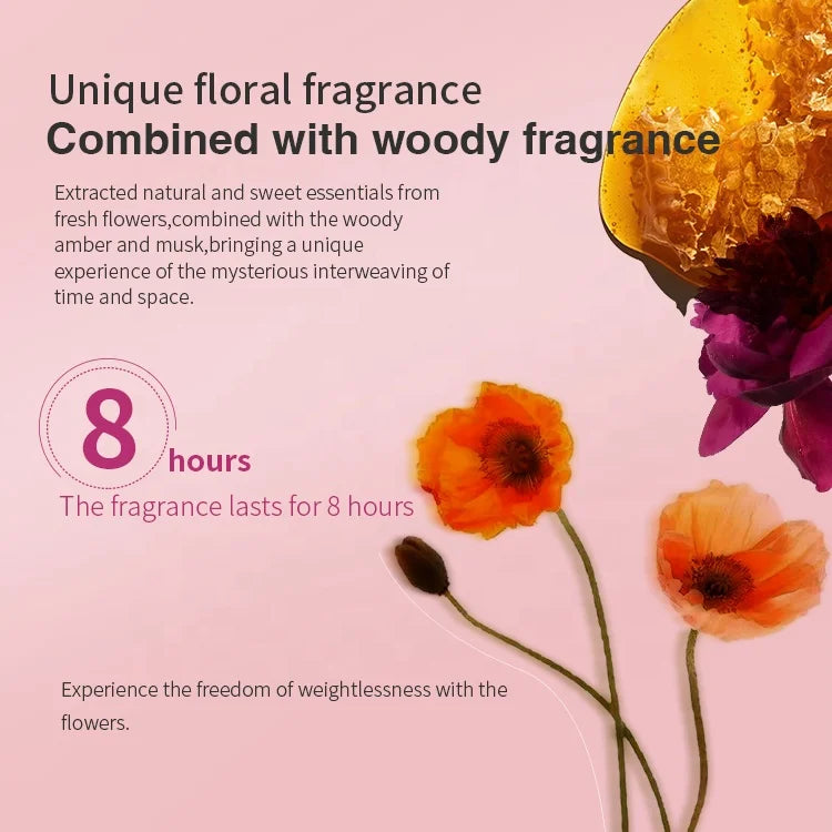 Customized Pink Diamond Floral Fragrance Whitening Body Lotion With Aha Flower Extract