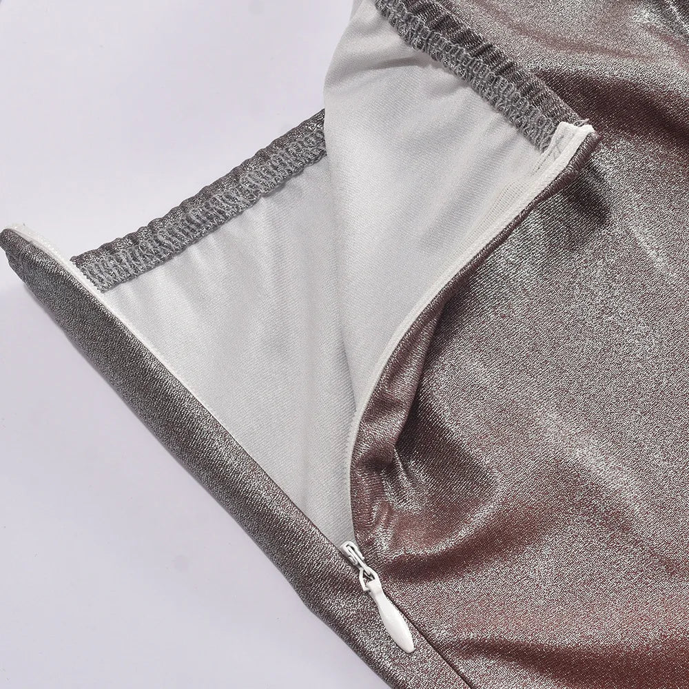 Y41250 Women Sexy Gradient Colors Print Tube Dress