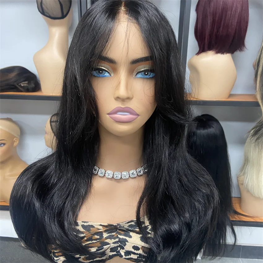 Natural Human Hair 7x5 Lace Wigs Cut Layer Human Hair Lace Front Raw Virgin Cuticle Wigs 100% Vietnamese Human Hair Wgs