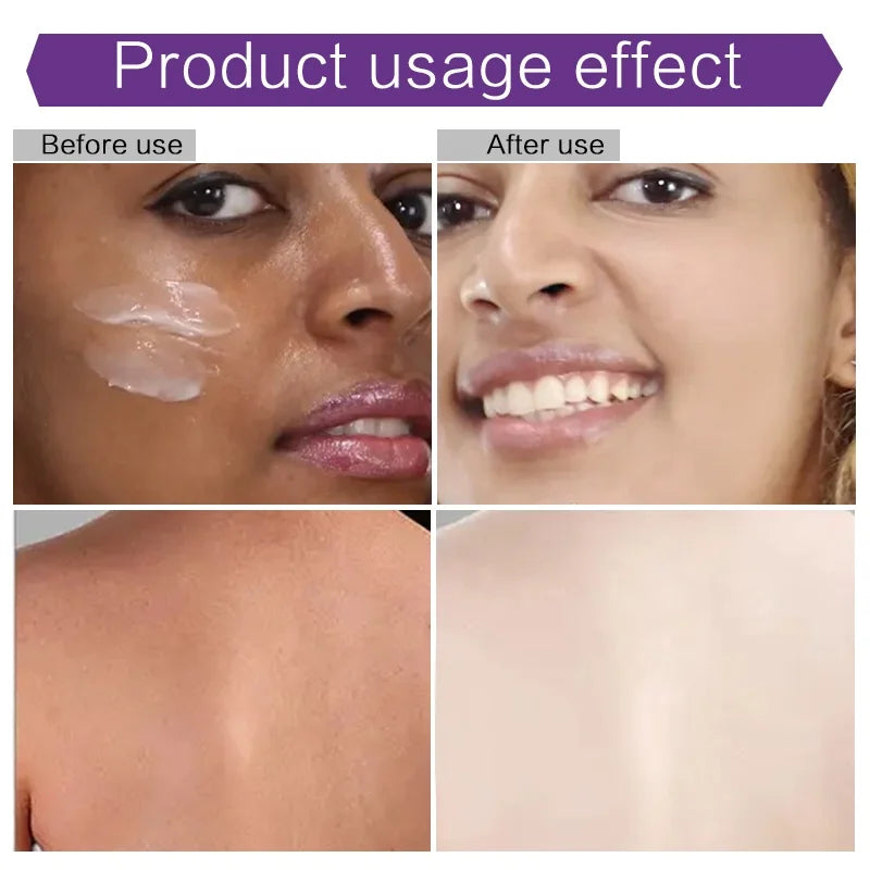 Private Label Skincare Lightening Antiaging Cream Whitening Body Lotion With Niacinamide