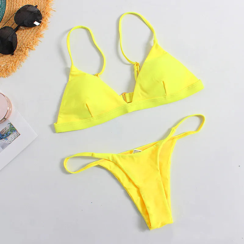 Swimwear Women 2 Piece Set Swimming Beach Sexy Micro Bikini Summer Clothes Bathing Suit Fashions Women Swimsuit Ropa De Mujer