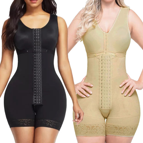 Plus Size Sexy Corset Bodysuit Shapewear for Women Breathable Slimming Shapers with Butt Lift and Waist Fajas Colombianas