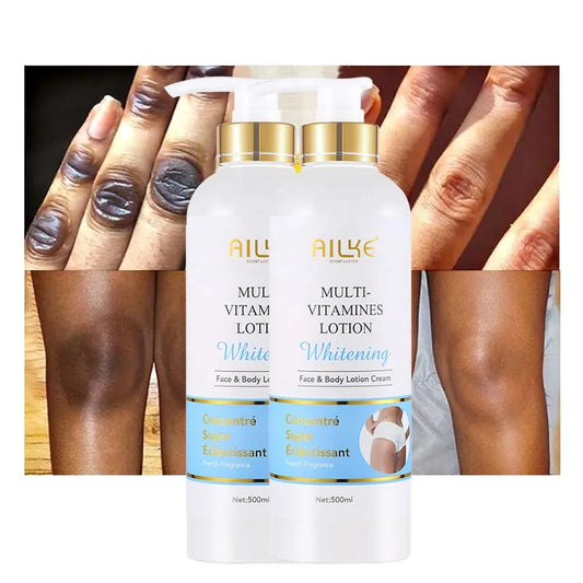 Ailke Natural Dark Spots Moisturizing Niacinamide Skin Whitening Body Lotion for Black Women