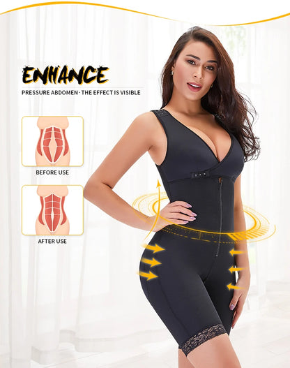 Body Shaper Women Slimming Shapewear Plus Size Full Body Shaper Waist Trainer Corset Seamless Butt Lifter faja moldeadora Binder