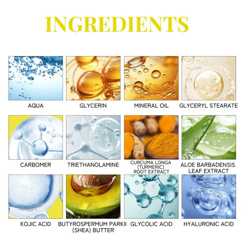 West Month Turmeric Vc Whitening Cream Lighten Dark Acanthoderma Nigricans Moisturizing Whitening Skin Beauty Cream