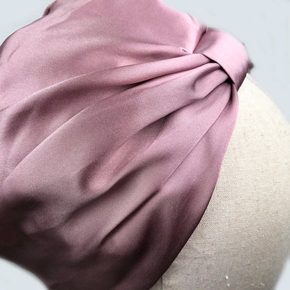 Women Sleep Hat Soft Pure Silk Charmeus Night Sleep Cap Hair Bonnet  Silk Comfortable Head Cover Wide Elastic Band Hair Loss Cap