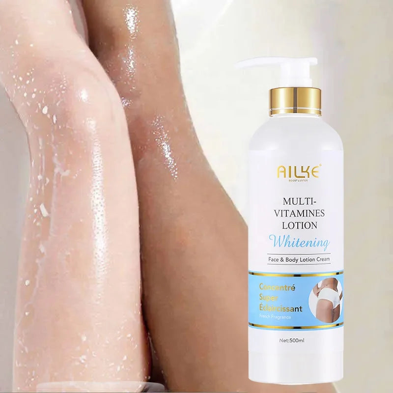 Ailke Milky Niacinamide Knee Elbow  Dark Spot Corrector Women Anti Aging Whitening Body Lotion With Vitamin