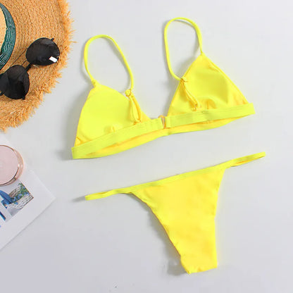 Swimwear Women 2 Piece Set Swimming Beach Sexy Micro Bikini Summer Clothes Bathing Suit Fashions Women Swimsuit Ropa De Mujer
