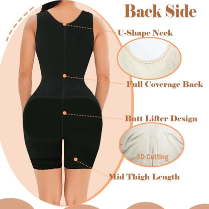 2025 Stage 2 Faja Colombian Post Surgery Tummy Control Shapers Colombian Girdles Butt Lifter Reducing Hourglass Shapewear Sheath