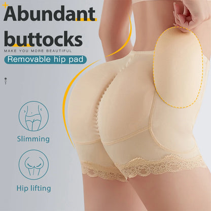 Body Shaper Underwear With Hips Pads Filler Sexy Big Butt Enhancer Control Panties Belly Smooth Shapewear Fake Buttock Plus Size