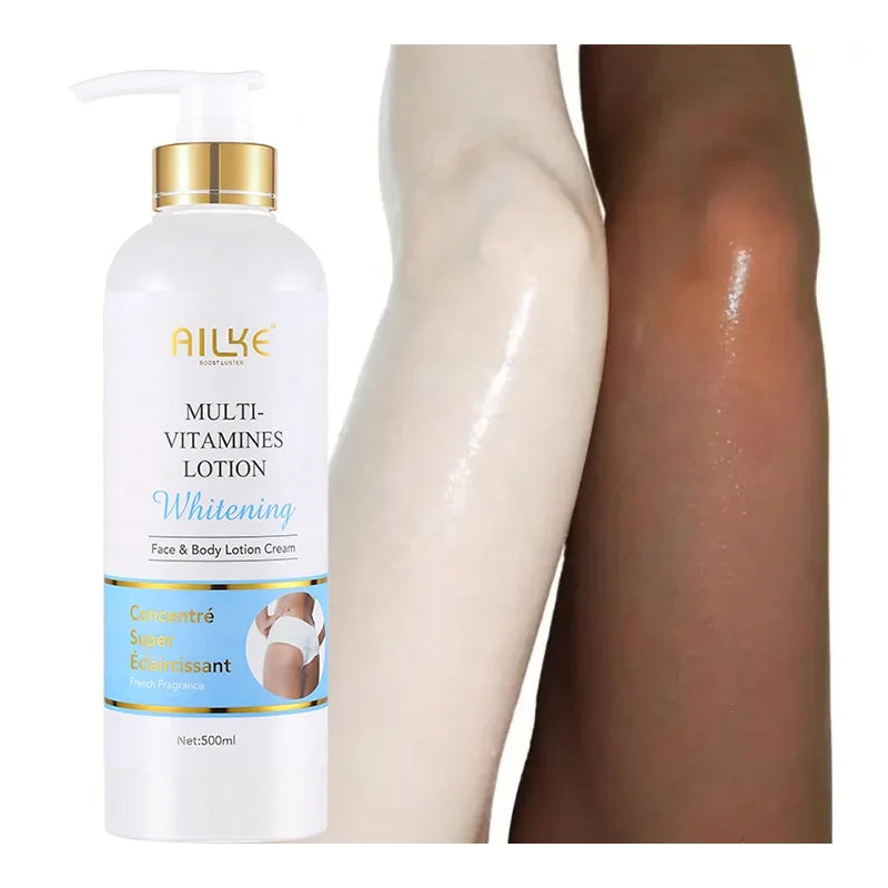 Ailke Natural Dark Spots Moisturizing Niacinamide Skin Whitening Body Lotion for Black Women