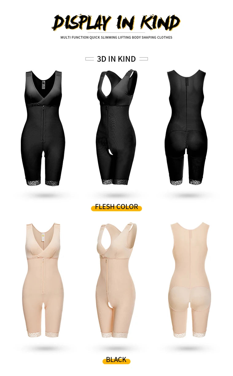 Body Shaper Women Slimming Shapewear Plus Size Full Body Shaper Waist Trainer Corset Seamless Butt Lifter faja moldeadora Binder