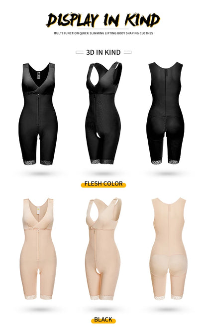 Body Shaper Women Slimming Shapewear Plus Size Full Body Shaper Waist Trainer Corset Seamless Butt Lifter faja moldeadora Binder