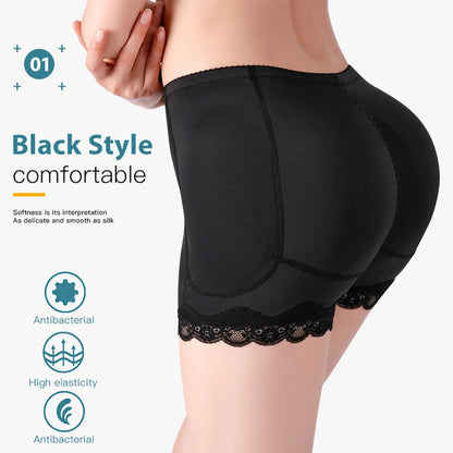 Body Shaper Underwear With Hips Pads Filler Sexy Big Butt Enhancer Control Panties Belly Smooth Shapewear Fake Buttock Plus Size