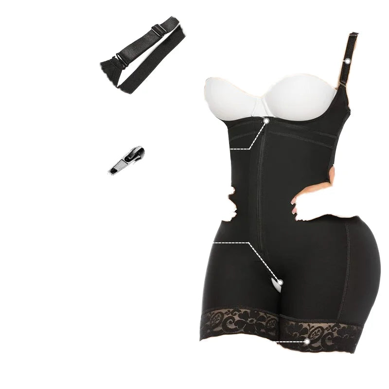 Seamless Full Body Shaper Women Bodysuit Butt Lifter Shorts Tummy Control Slimming Body Elastane Shapewear Forwomen