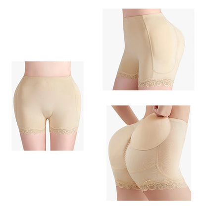 Body Shaper Underwear With Hips Pads Filler Sexy Big Butt Enhancer Control Panties Belly Smooth Shapewear Fake Buttock Plus Size