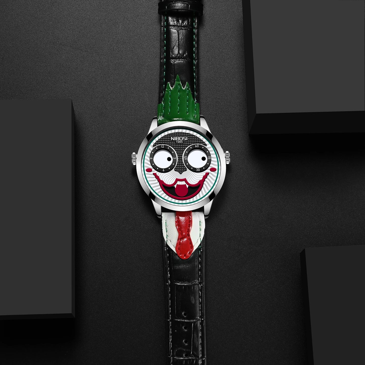 China Manufacturer Custom Made Wristwatches NIBOSI 2506 Sports Chronograph Joker Unisex Quartz Watch