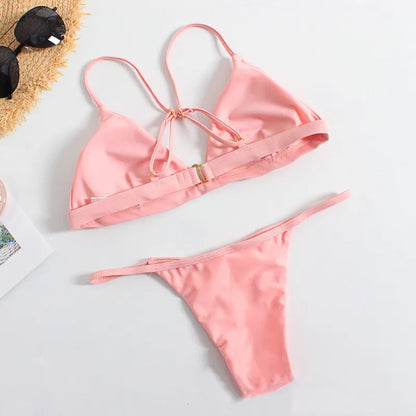 Swimwear Women 2 Piece Set Swimming Beach Sexy Micro Bikini Summer Clothes Bathing Suit Fashions Women Swimsuit Ropa De Mujer