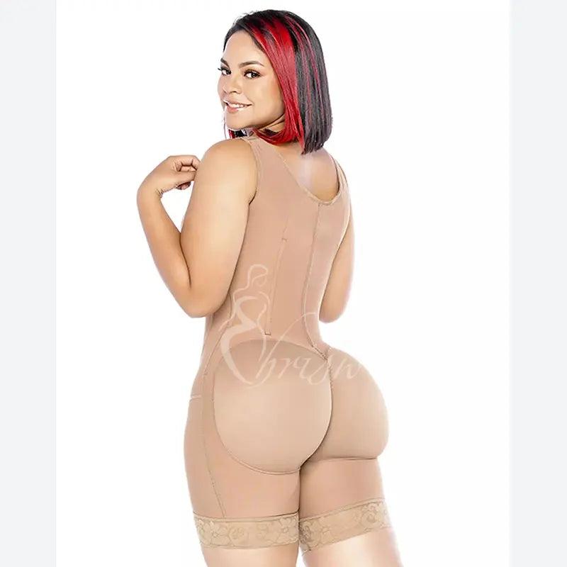 Fahas Colombianas Post Surgery Cola Post Lipo Body Shaper Bodysuit Women's Slim