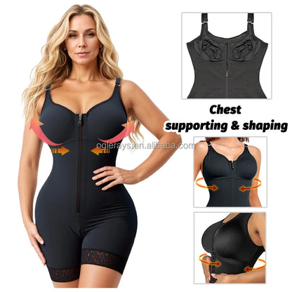 Wholesale Tummy Control Fajas Colombian Shapers Para Mujer Postpartum Post Surgery Slimming Body Garments Girdle Shapewear
