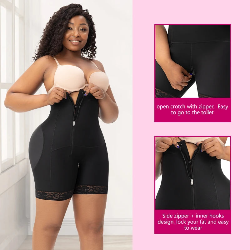 High Waist Breathable Shapewear Legging Bum Enhancing Knickers Waist Trainer Shaper Panties for Women