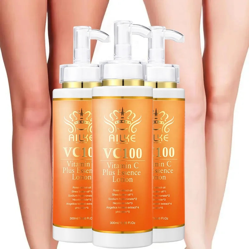 Ailke 300Ml Vc Repair Skin Soothing Brightening Moisturizing Whitening Body Lotion for Women