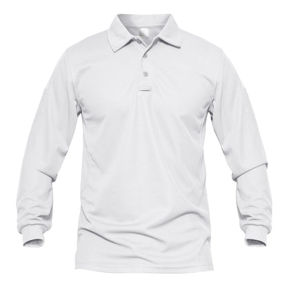 TACVASEN Men Outdoor T-shirts Work Polos Summer Quick Dry T-shirts Long Sleeve Lightweight Golf T-shirts Tee Tops