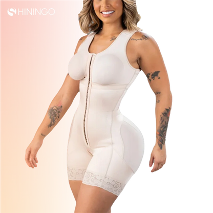 High Compression Full Body Shaper Private Label Plus Size Shapewear Slimming Underpants Open Crotch Sleeveless Shapewear