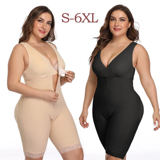 Body Shaper Women Slimming Shapewear Plus Size Full Body Shaper Waist Trainer Corset Seamless Butt Lifter faja moldeadora Binder