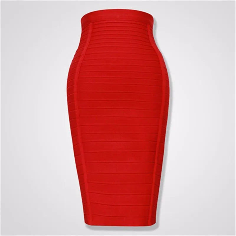 2026 New Bandage Skirts Women Bodycon Woman Skirts Sexy Harajuku Party Club Elegant Celebrity Pencil Skrit Plus Size XL