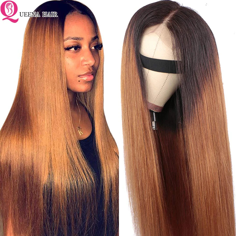 1B 27 Honey Blonde Wig Hd Lace Front Wigs Blonde Lace Front Wig Straight Human Hair Wig Brazilian Remy Colored For Women 30 Inch