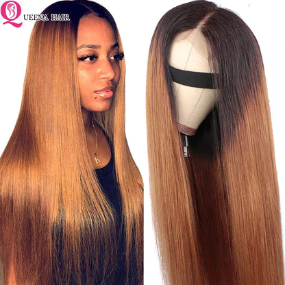 1B 27 Honey Blonde Wig Hd Lace Front Wigs Blonde Lace Front Wig Straight Human Hair Wig Brazilian Remy Colored For Women 30 Inch