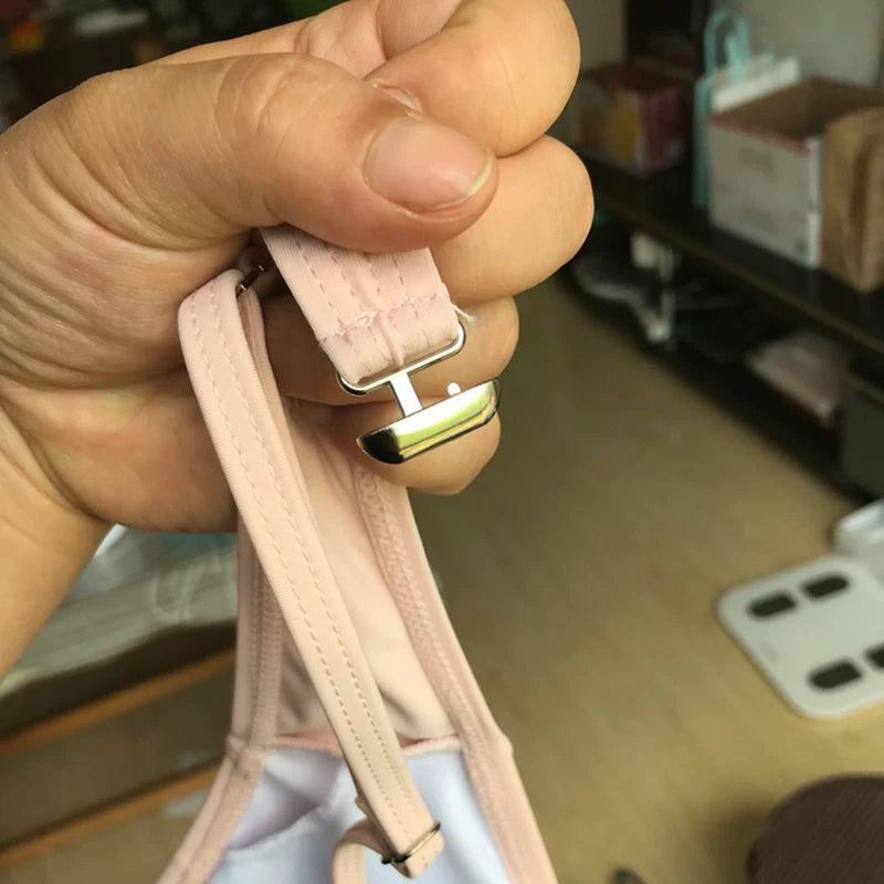 Brazilian Bikini 2022 Bathing Suit Women Swimsuit Plus Size Solid Swimwear Sexy Bandeau Bikini Set Push Up Maillot De Bain Femme