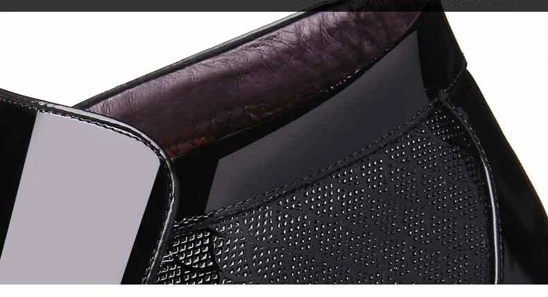 New Men Formal Shoes Leather Oxford Shoes For Men Dress Shoes Pointed Toe Business Wedding Shoes Velvet Men Zapatos De Hombre