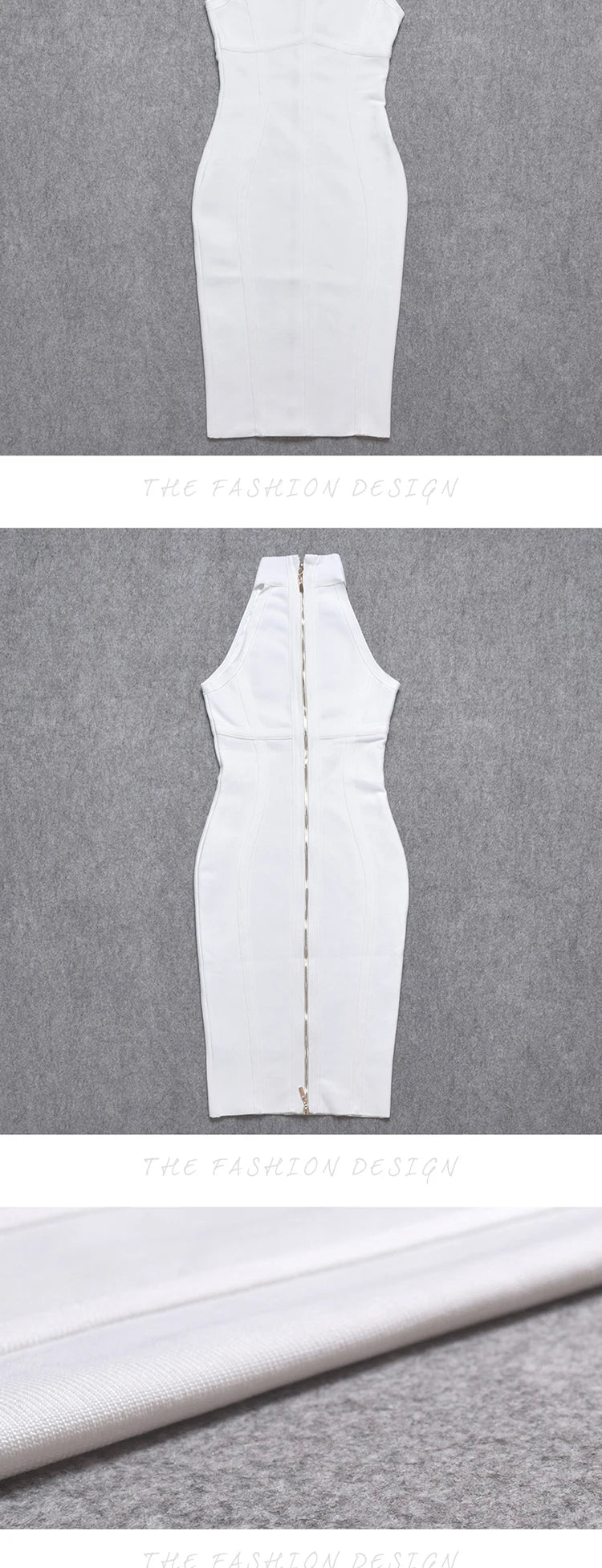 HQBORY Sexy sleeveless Vintage Black Bandage Dress Summer Women Slim Runway White Dress Bodycon Tank Turtleneck XL Vestido