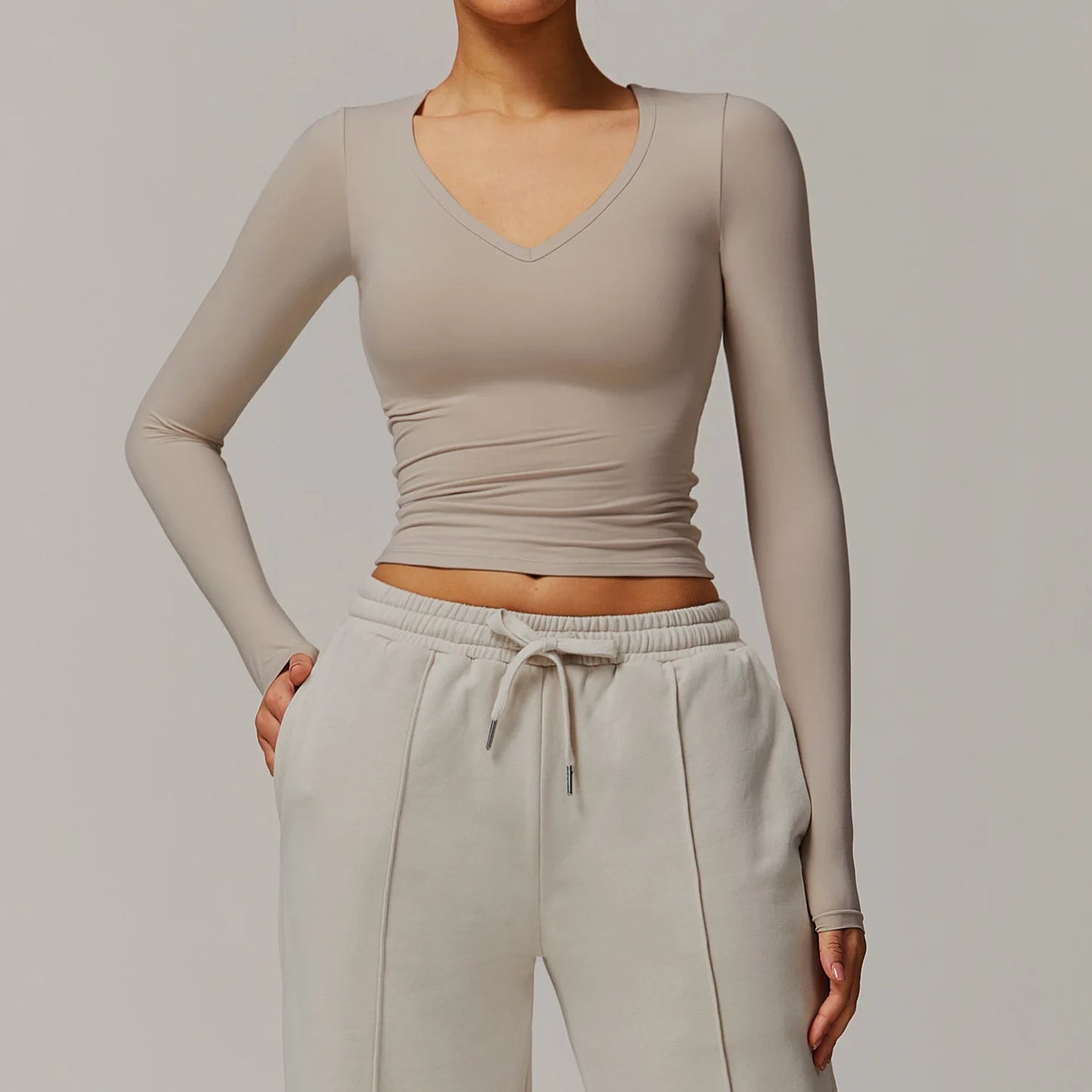 Custom High Quality Quick Drying Breathable Gym Workout Clothes Top Women Running Fitness Long Sleeved Sports Tight Yoga T-Shirt