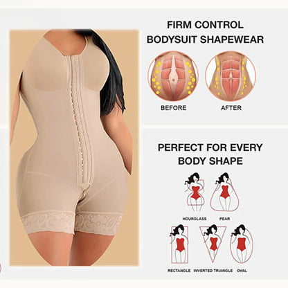 Plus Sizes Seamless Tummy Control Hip Enhancer Full Body Shaper Plus Size Butt Lifting Shapewear for Women