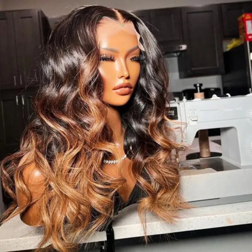 Wholesale Peruvian/Indian Color Body Wave Hair Wig, Virgin Glueless Lace Human Hair Wigs, HD Lace Frontal Wig for Black Women