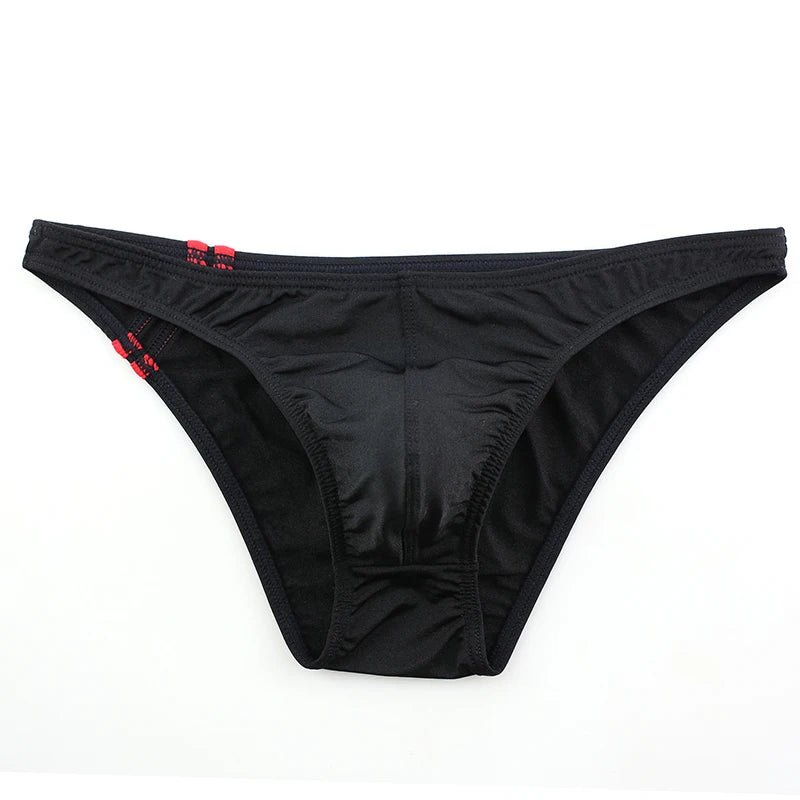 Men Swimwear Solid Swimsuit Briefs Sport Swimming Trunks U Pouch Beachwear Briefs Beach Shorts bathing suit