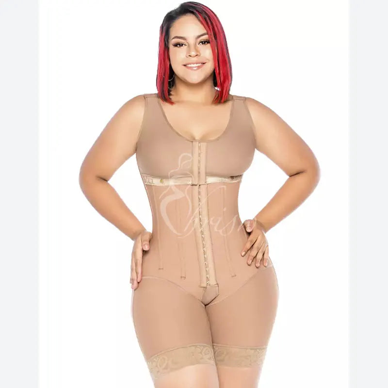 Fahas Colombianas Post Surgery Cola Post Lipo Body Shaper Bodysuit Women's Slim