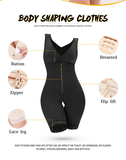 Body Shaper Women Slimming Shapewear Plus Size Full Body Shaper Waist Trainer Corset Seamless Butt Lifter faja moldeadora Binder