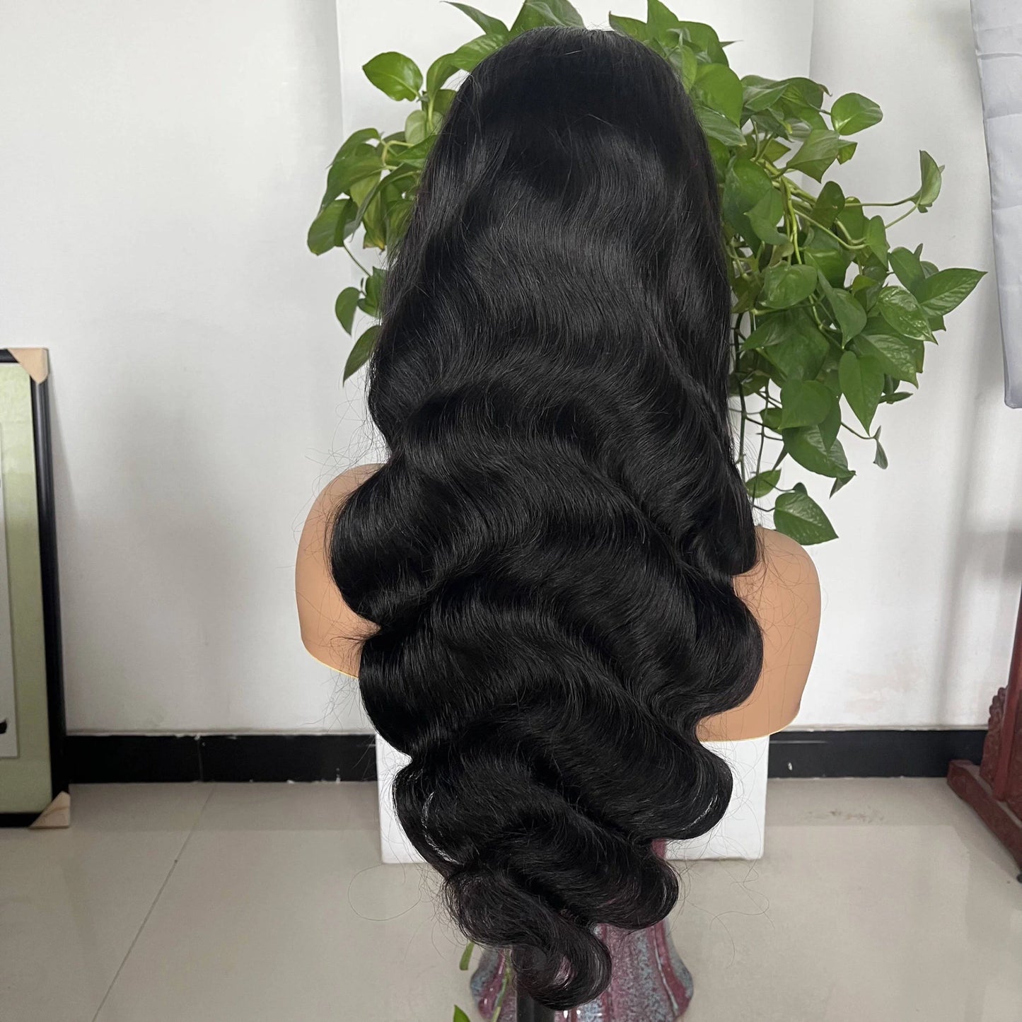 Wholesale Peruvian/Indian Color Body Wave Hair Wig, Virgin Glueless Lace Human Hair Wigs, HD Lace Frontal Wig for Black Women