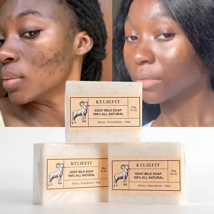 Wholesale Whitening All Natural Fresh Goat'S Milk Bathing Handmade Face Lightning Coconut Soap for Men and Women