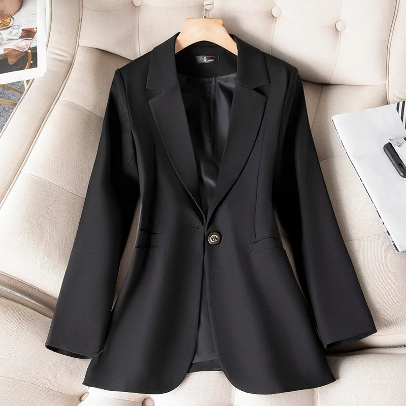 New High-quality Long Sleeve Professional Office Activity Two-piece Set Women's Jacket and Suit