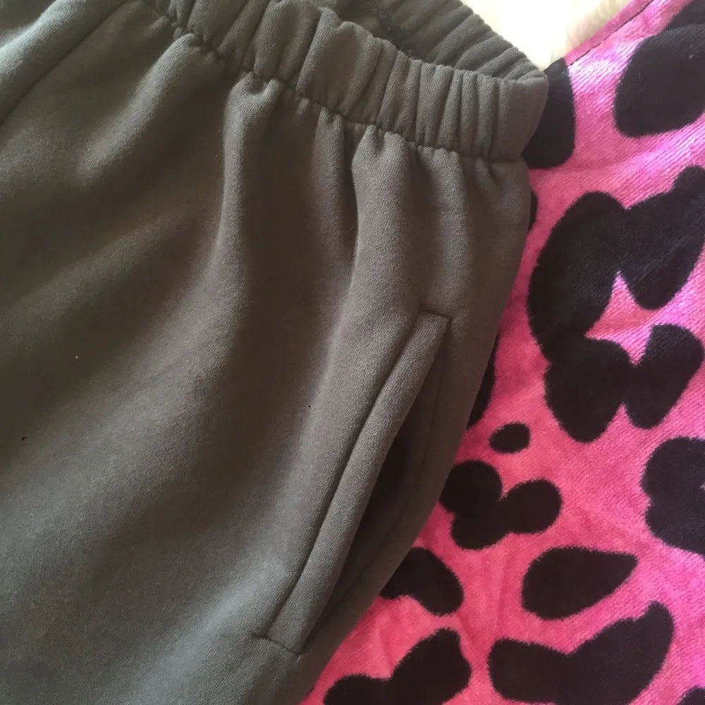 Wholesale Fleece Hoodie with Jogger Pant Sweat Suit Fall Winter 2 Piece Set Tracksuit Women Sports Outfit Two Piece Solid Casual