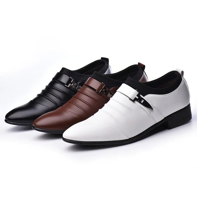 Men Shoes 2026 New Arrival Dress Shoes High Quality Business Leather Lace-up Footwear Formal Shoes for Wedding Party erf4