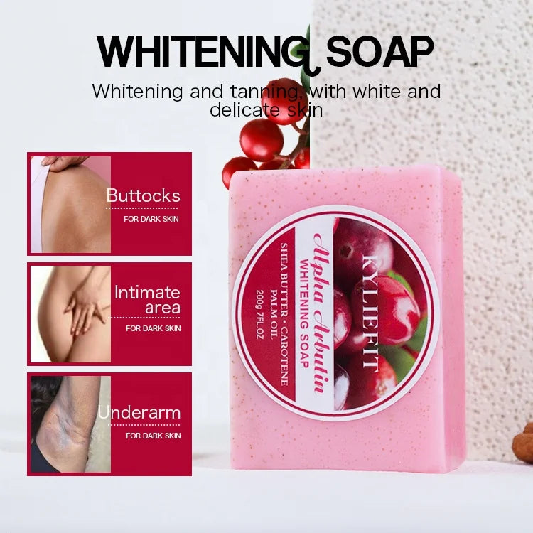 Ailke New Fashion PP Soap Peach Pink Removal Handmade Private Parts Peach Pink Whitening Handmade Soap