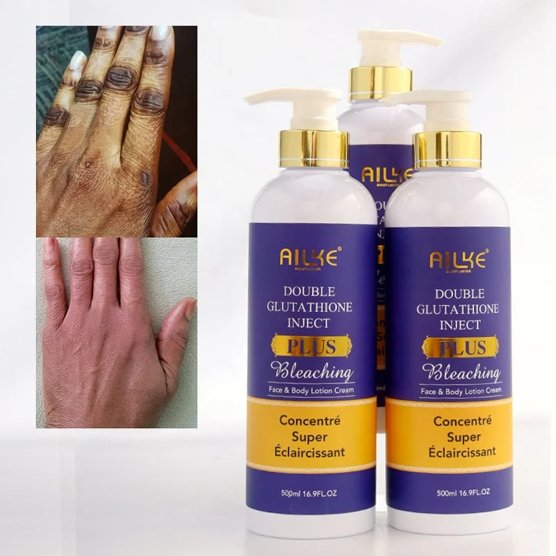 Private Label Skincare Lightening Antiaging Cream Whitening Body Lotion With Niacinamide