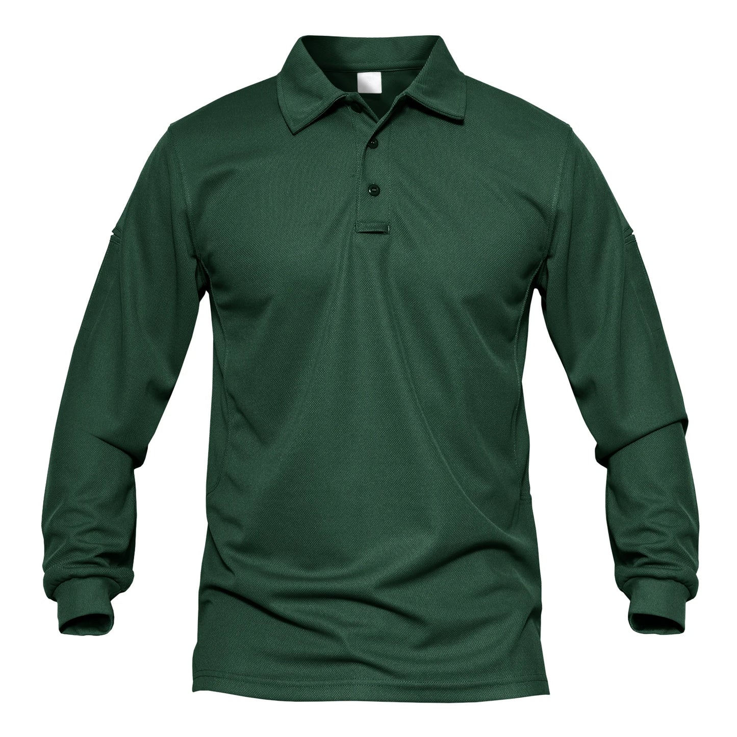 TACVASEN Men Outdoor T-shirts Work Polos Summer Quick Dry T-shirts Long Sleeve Lightweight Golf T-shirts Tee Tops