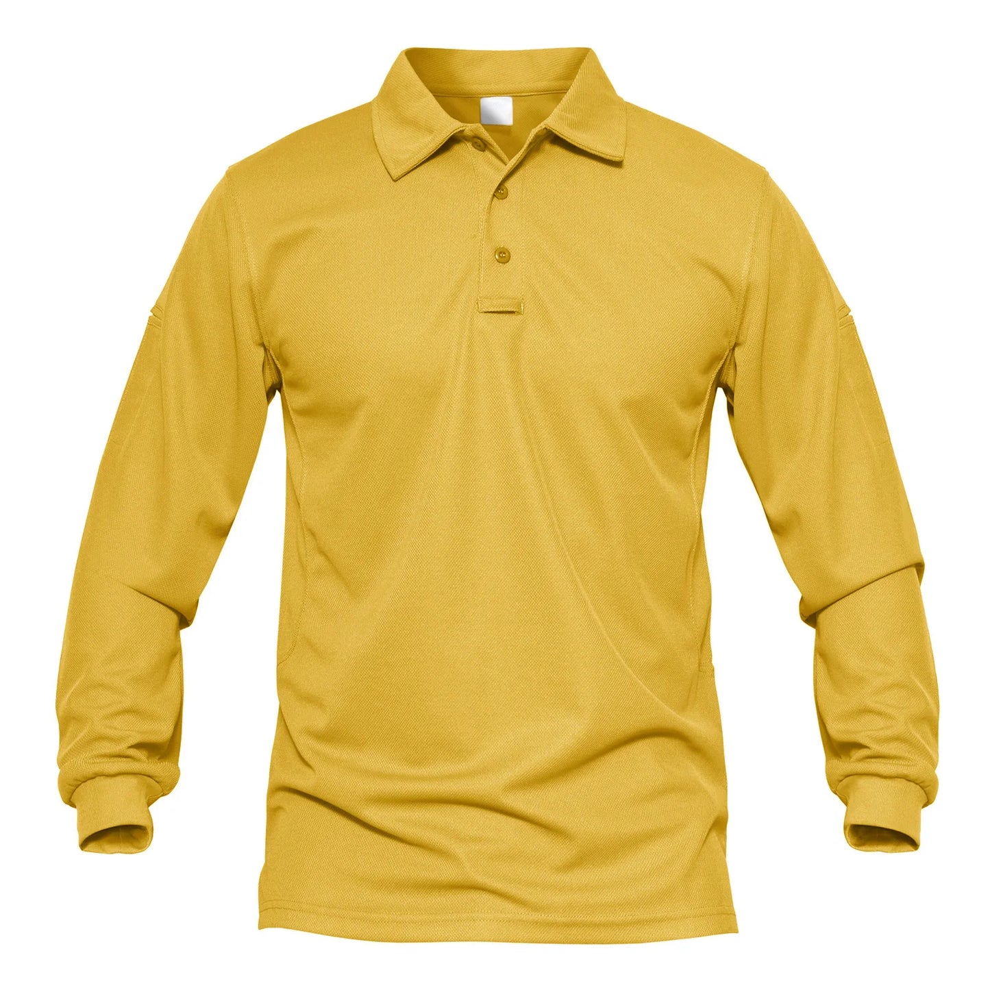 TACVASEN Men Outdoor T-shirts Work Polos Summer Quick Dry T-shirts Long Sleeve Lightweight Golf T-shirts Tee Tops